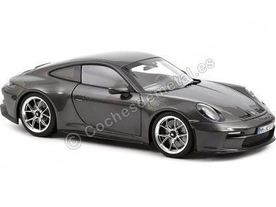 Cochesdemetal.es 2021 Porsche 911 GT3 con Touring Package Gris Metalizado 1:18 Norev HQ 187305