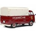Cochesdemetal.es 1950 Volkswagen VW T1 Pickup "Porsche Service" Granate / Beige 1:18 Solino S1806707