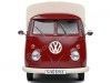 Cochesdemetal.es 1950 Volkswagen VW T1 Pickup "Porsche Service" Granate / Beige 1:18 Solino S1806707