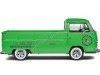 Cochesdemetal.es 1968 Volkswagen VW T2 Pick-up "Performance Shop Custom" Metallic Green 1:18 solide solide S1809401