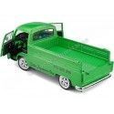 Cochesdemetal.es 1968 Volkswagen VW T2 Pick-up "Performance Shop Custom" Metallic Green 1:18 solide solide S1809401