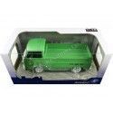 Cochesdemetal.es 1968 Volkswagen VW T2 Pick-up "Performance Shop Custom" Metallic Green 1:18 solide solide S1809401