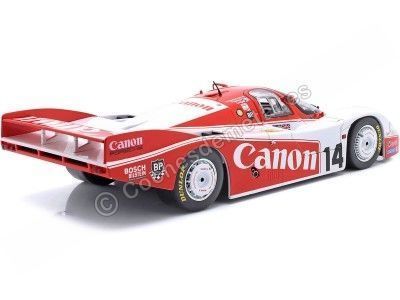 Cochesdemetal.es 1983 Porsche 956LH Nº14 Palmer/Lammers/Lloyd 24h LeMans Blanco/Rojo 1:18 Solido S1805506 2