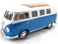 1962 Volkswagen Microbus Combi Type 2 T1 Azul-Blanco 1:18 Yat Ming 92327