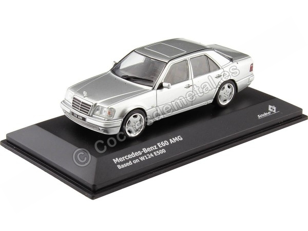 Cochesdemetal.es 1994 Mercedes-Benz E60 (W124) AMG Plateado 1:43 Solido S4313202