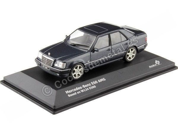 Cochesdemetal.es 1994 Mercedes-Benz E60 (W124) AMG Negro Zafiro 1:43 Solido S4313201