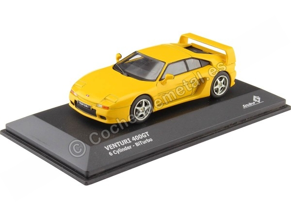 Cochesdemetal.es 1994 Venturi 400 GT Amarillo 1:43 Solido S4313402