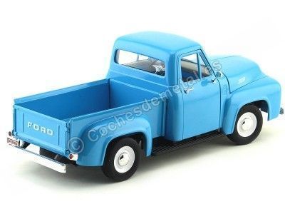 1953 Ford F-100 Pickup Azul Claro 1:18 Lucky Diecast 92148 Cochesdemetal 1 - Coches de Metal  2