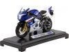 Cochesdemetal.es 2008 Suzuki GSX-R 750 Blue / Blanca 1:18 Welly 12803