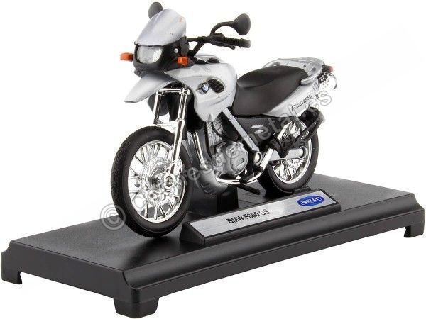 Cochesdemetal.es 2004 BMW F 650 GS plaqué 1:18 Welly 12146