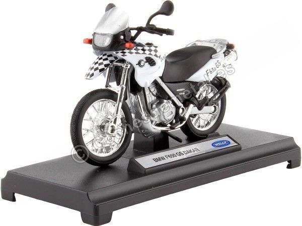 Cochesdemetal.es 2004 BMW F 650 GS Dakar Blanca 1:18 Welly 12146