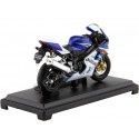Cochesdemetal.es 2008 Suzuki GSX-R 750 Blue / Blanca 1:18 Welly 12803