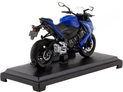 Cochesdemetal.es 2017 Suzuki GSX-S 1000F Azul / Negra 1:18 Welly 12844 2