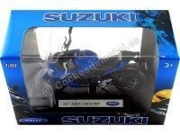 Cochesdemetal.es 2017 Suzuki GSX-S 1000F Azul/Negra 1:18 Welly 12844