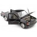 Cochesdemetal.es 1992 Chevrolet 1500 Pickup 454 SS NEGRO 1:24 MOTOR MAX 73203