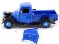 Cochesdemetal.es 1937 Ford Pickup Azul 1:24 Motor Max 73233