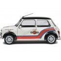 Cochesdemetal.es 1998 Mini Cooper Sport "Martini Evocation" Blanco Perla 1:18 Solido S1800610