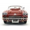 1958 Chevrolet Corvette Convertible Rojo 1:18 Motor Max 73109 Cochesdemetal 3 - Coches de Metal 