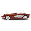 Cochesdemetal.es 1958 Chevrolet Corvette Convertible Rojo 1:18 Motor Max 73109