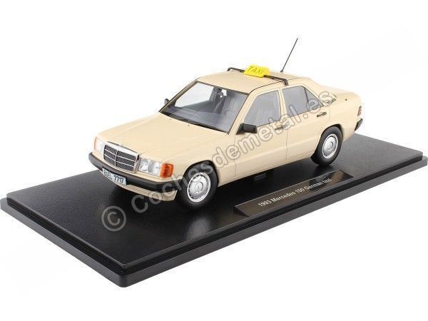 CARSDEMETAL.ES 1993 Mercedes-Benz 190 W201 Rax Germany Cream 1:18 Triple-9 1800313