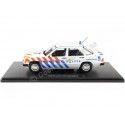 CARSDEMETAL.ES 1993 Mercedes-Benz 190 W201 Police Holland Blanc / Orange / Blue 1:18 Triple-9 1800315