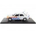 Cochesdemetal.es 1993 Mercedes-Benz 190 W201 Policía Holanda Blanco/Naranja/Azul 1:18 Triple-9 1800315