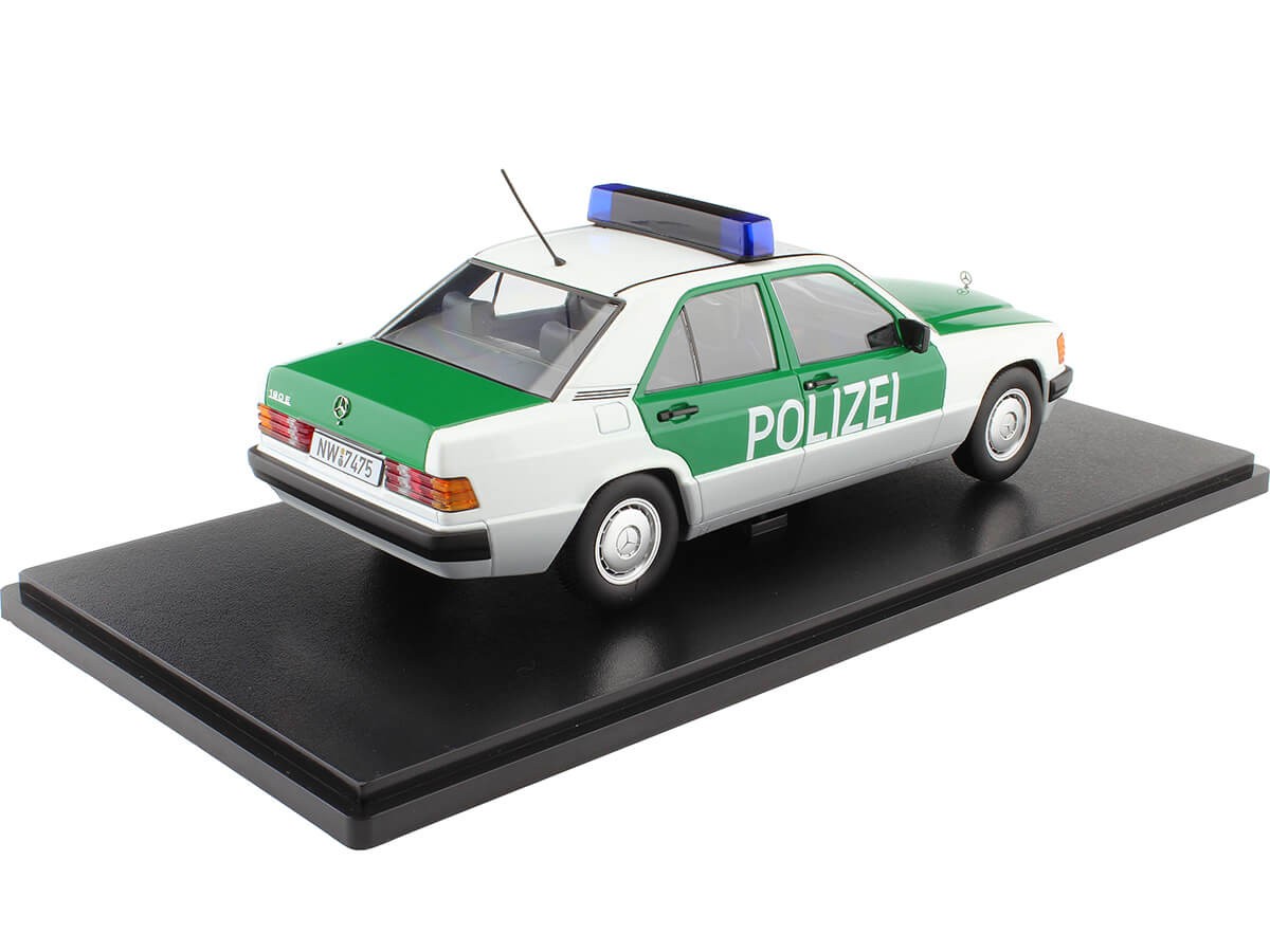 1993 Mercedes-Benz 190 W201 Policía Alemania Verde/Blanco 1