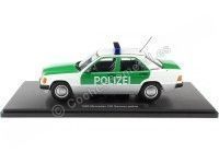 Cochesdemetal.es 1993 Mercedes-Benz 190 W201 Policía Alemania Verde/Blanco 1:18 Triple-9 1800314