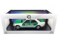 Cochesdemetal.es 1993 Mercedes-Benz 190 W201 Policía Alemania Verde/Blanco 1:18 Triple-9 1800314