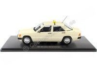 Cochesdemetal.es 1993 Mercedes-Benz 190 W201 Taxi Alemania Crema 1:18 Triple-9 1800313