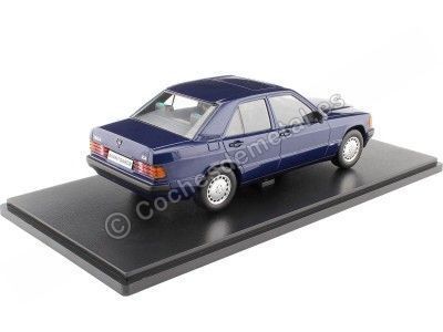 CARSDEMETAL.ES 1993 Mercedes-Benz 190E 2.3 Avantgarde W201 Bleu métallique 1:18 Triple-9 1800312 2