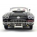 1958 Chevrolet Corvette Convertible Negro 1:18 Motor Max 73109 Cochesdemetal 3 - Coches de Metal 