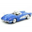 Cochesdemetal.es 1958 Chevrolet Corvette Convertible Azul 1:18 Motor Max 73109