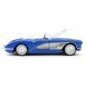 Cochesdemetal.es 1958 Chevrolet Corvette Convertible Azul 1:18 Motor Max 73109