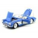 Cochesdemetal.es 1958 Chevrolet Corvette Convertible Azul 1:18 Motor Max 73109