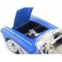 Cochesdemetal.es 1958 Chevrolet Corvette Convertible Azul 1:18 Motor Max 73109