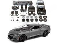 2017 Chevrolet Camaro ZL1 Gris Metalizado "Metal Kit" 1:24 Maisto 39512