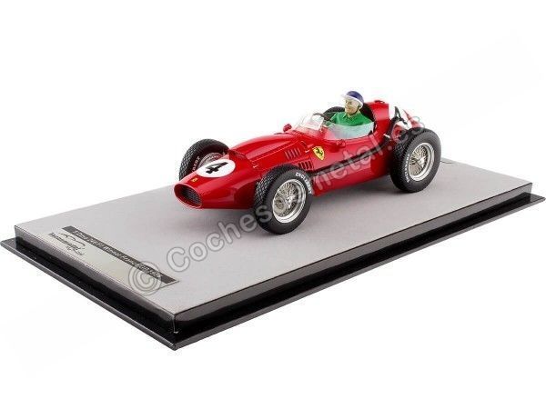 Cochesdemetal.es 1958 Ferrrai Dino 246 Nº4 Mike Hawthorn Ganador GP F1 Francia 1:18 Tecnomodel TMD18-116C