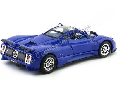 Cochesdemetal.es 2003 Pagani Zonda C12 Azul 1:18 Motor Max 73147 2