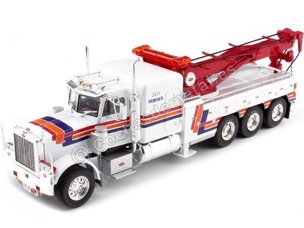 Cochesdemetal.es 1967 Peterbilt 359 Camión Grúa Blanco/Rojo 1:43 IXO Models TTR030.22