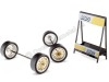 Carsdemetal.es Wheel Expositor BBS Motor Sport avec deux axes et quatre roues 1:18 Modèles IXO SET017W