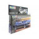 Cochesdemetal.es 1965 Ford Shelby Mustang GT 350 H "Kit de modèle en plastique" Negro / Dorado 1:24 Revell 67242