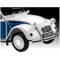 CARSDEMETAL.ES 1986 Citroen 2cv Cocorico Kit de modèle en plastique "blanc / bleu / rouge 1:24 Revell 67653