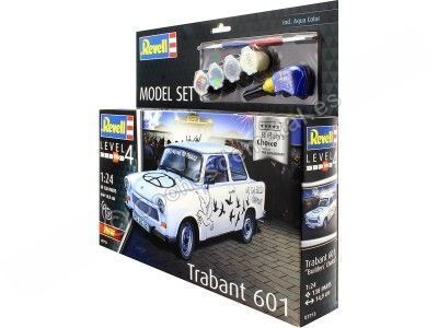 Cochesdemetal.es 1989 Trabant 601 "Plastic Model Kit" Blanco 1:24 Revell 67713 2