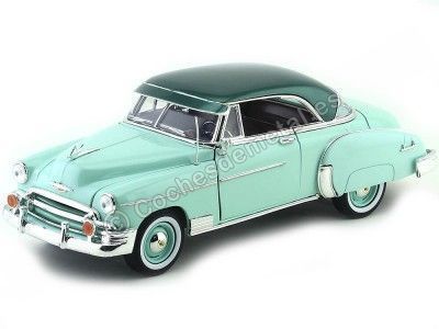 Cochesdemetal.es 1950 Chevrolet Bel Air Hard Top Verde 1:18 Motor Max 73111