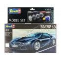 Cochesdemetal.es 2014 BMW i8 "Kit de modèle en plastique" Negro 1:24 Revell 67008