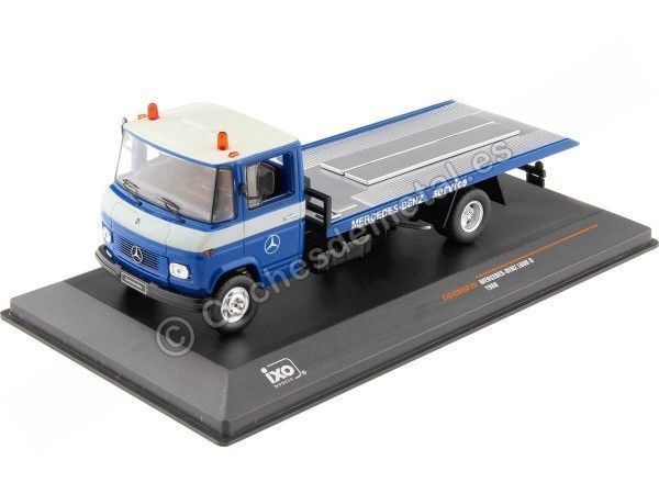 Cochesdemetal.es 1980 Mercedes-Benz L608 D Azul/Blanco 1:43 IXO Models CLC489NSP.22