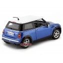 Carsdemetal.es 2004 Mini Coper R50 Blue-Blanco 1:18 Motor Max 73114