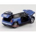 Carsdemetal.es 2004 Mini Coper R50 Blue-Blanco 1:18 Motor Max 73114