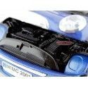 Carsdemetal.es 2004 Mini Coper R50 Blue-Blanco 1:18 Motor Max 73114